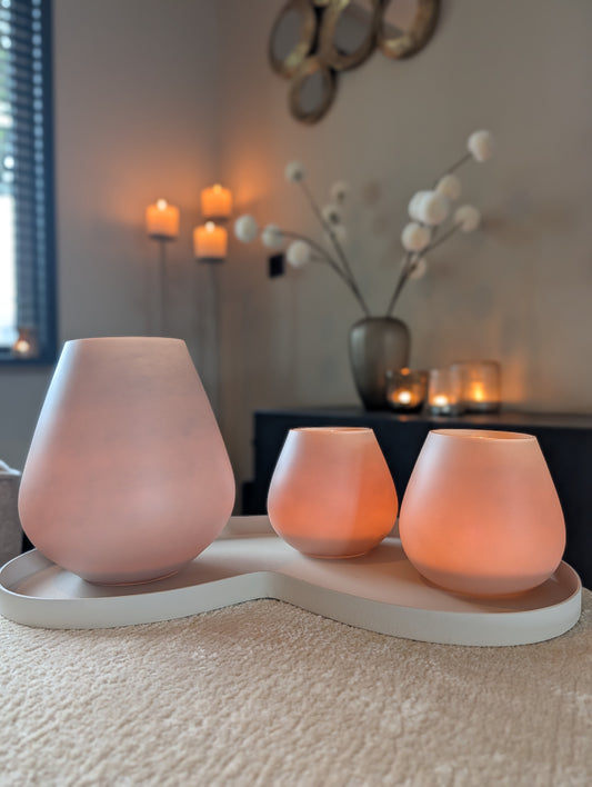 Vaas | Windlicht | Ivory mat | vase the world
