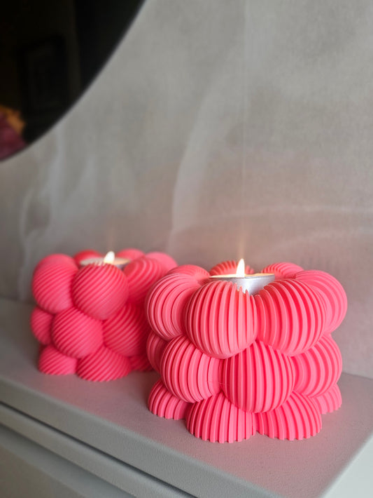 Set Linea | waxinelichthouders | Pink |