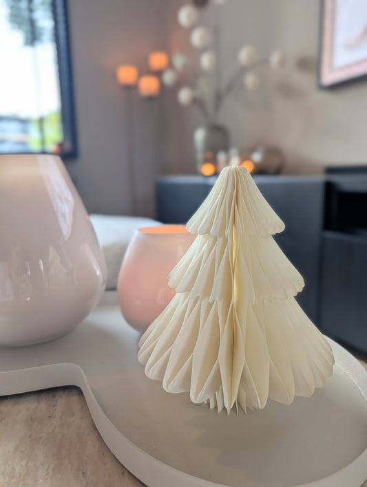 Papieren | Kerstboompje | Creme |