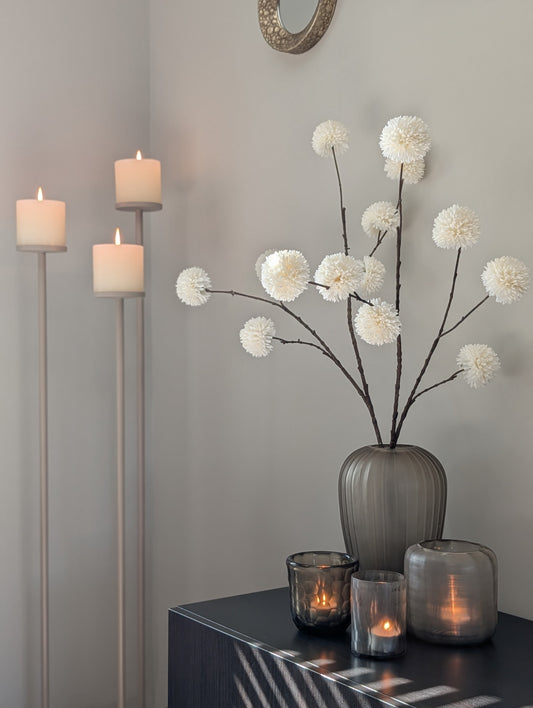 Pompoms | Wit | 97cm |