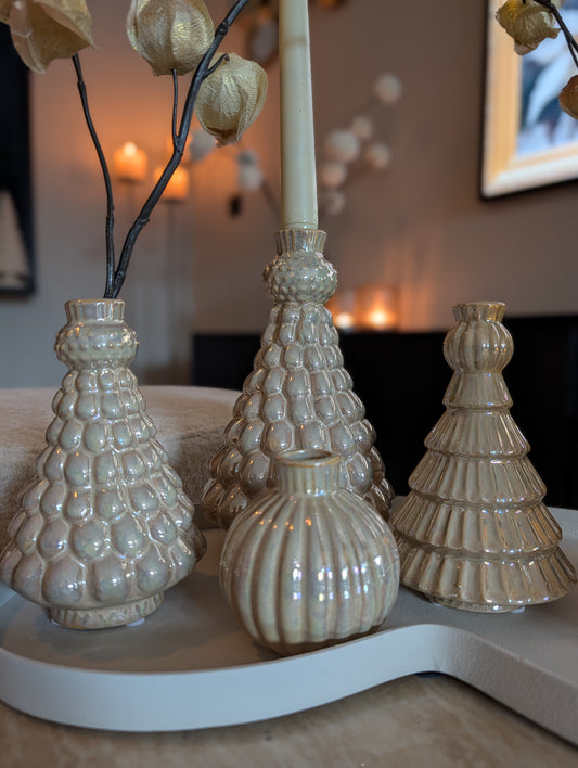 Kerstboompje | Vaasje - kandelaar |