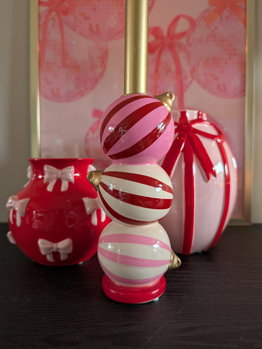 Kerstballen | Kandelaar | Beschadigd|