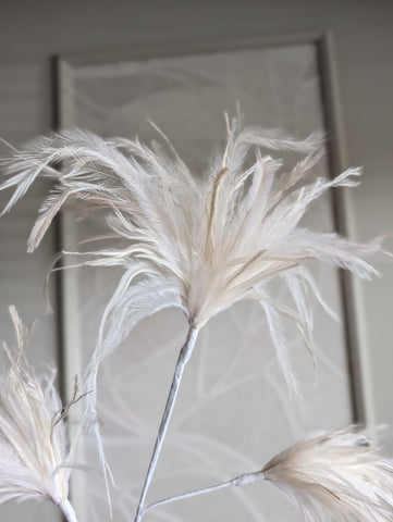 Feather Spray | Cream | 75cm |