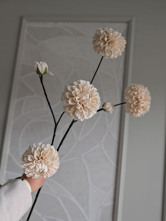 Dahlia | Creme | 100 cm |