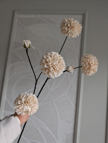 Dahlia | Creme | 100 cm |