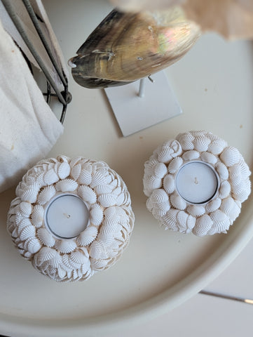 Bloom | Shell | waxinelichthouders| Set |