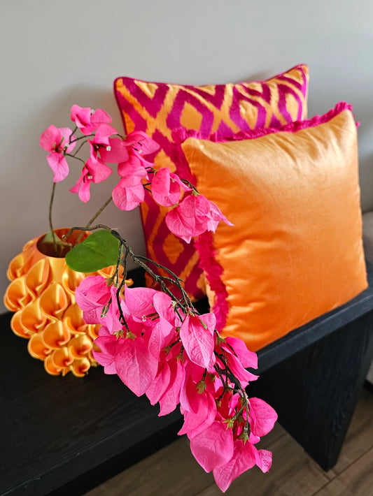 Sierkussen | Orange -Pink |