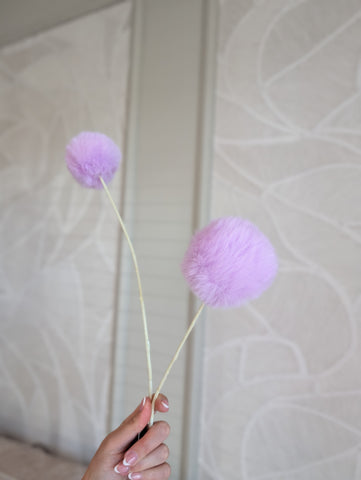 Fluffy | Pompom tak | Lila |