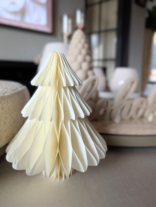 Papieren | Kerstboompje | Creme |