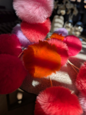 Fluffy | Pompom tak | Lila |