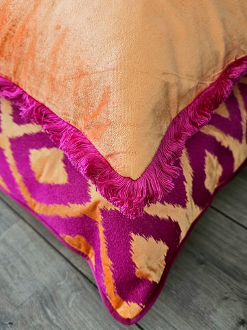 Sierkussen | Orange -Pink |