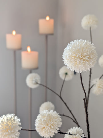 Pompoms | Wit | 97cm |