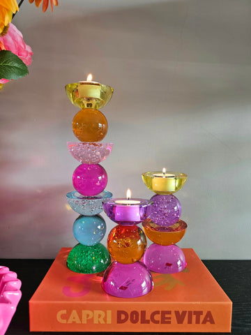 Colorfull | Candleholders | Glas