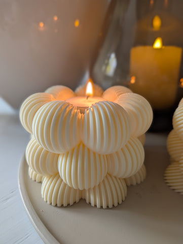 Set Linea | Waxinelichthouders | Creme |