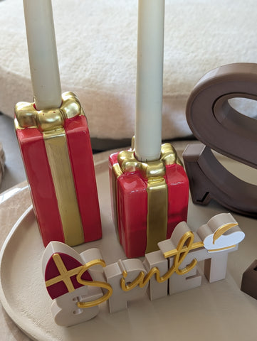 Cadeautje Kandelaar | Rood |