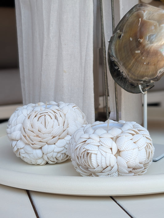 Bloom | Shell | waxinelichthouders| Set |