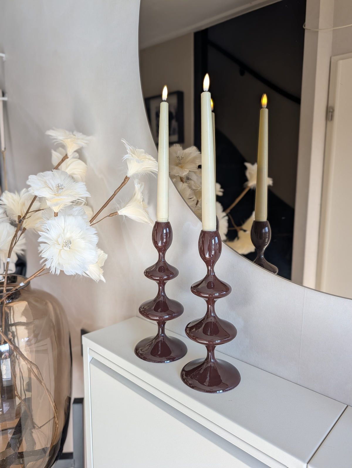 Kandelaar | Vieren | Light & Living | Bruin |