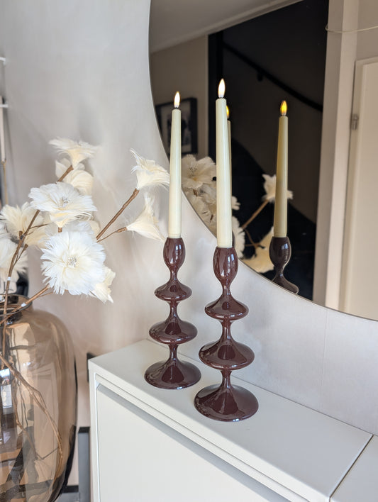 Kandelaar | Vieren | Light & Living | Bruin |