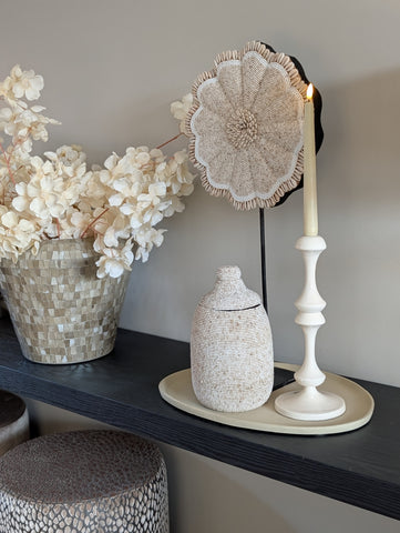 Bali Blossom Shell Ornament  | L |