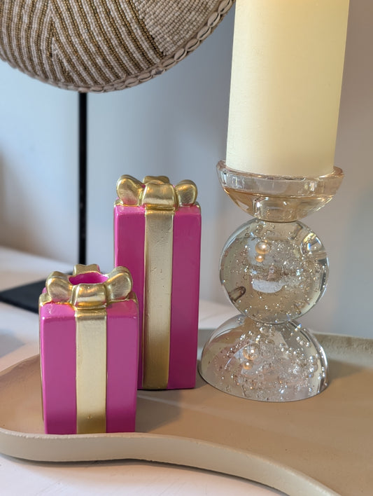 Zweite Chance | Set rosa Kerzenständer |