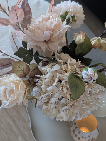 Set Beige Beauty | Vaas & Boeket |