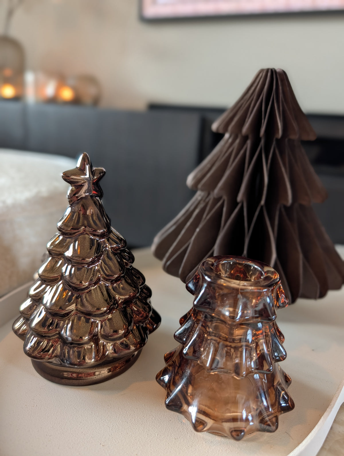 Kerst | Kandelaar | Bruin |