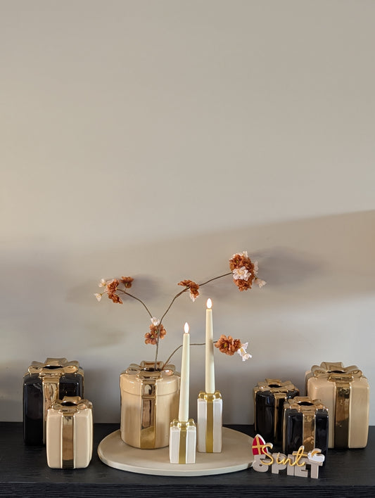 Cadeautje | Vaas | Beige |