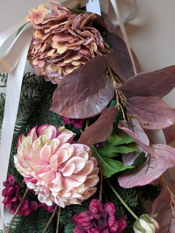 Kerststuk | Burgundy |