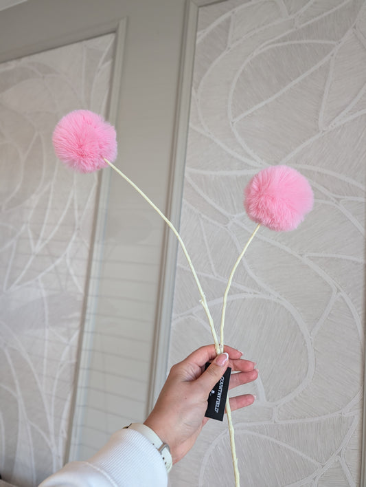 Fluffy | pompom tak | Roze |