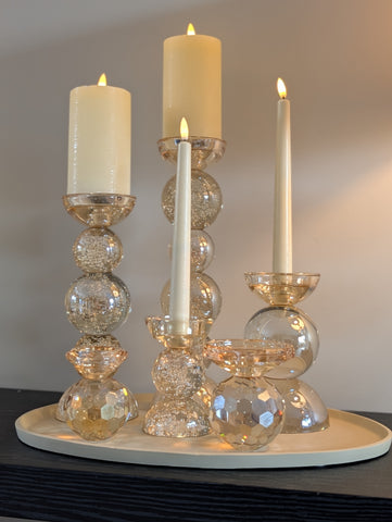 Champagne | Kristal | Kandelaar | Diga Colmore |