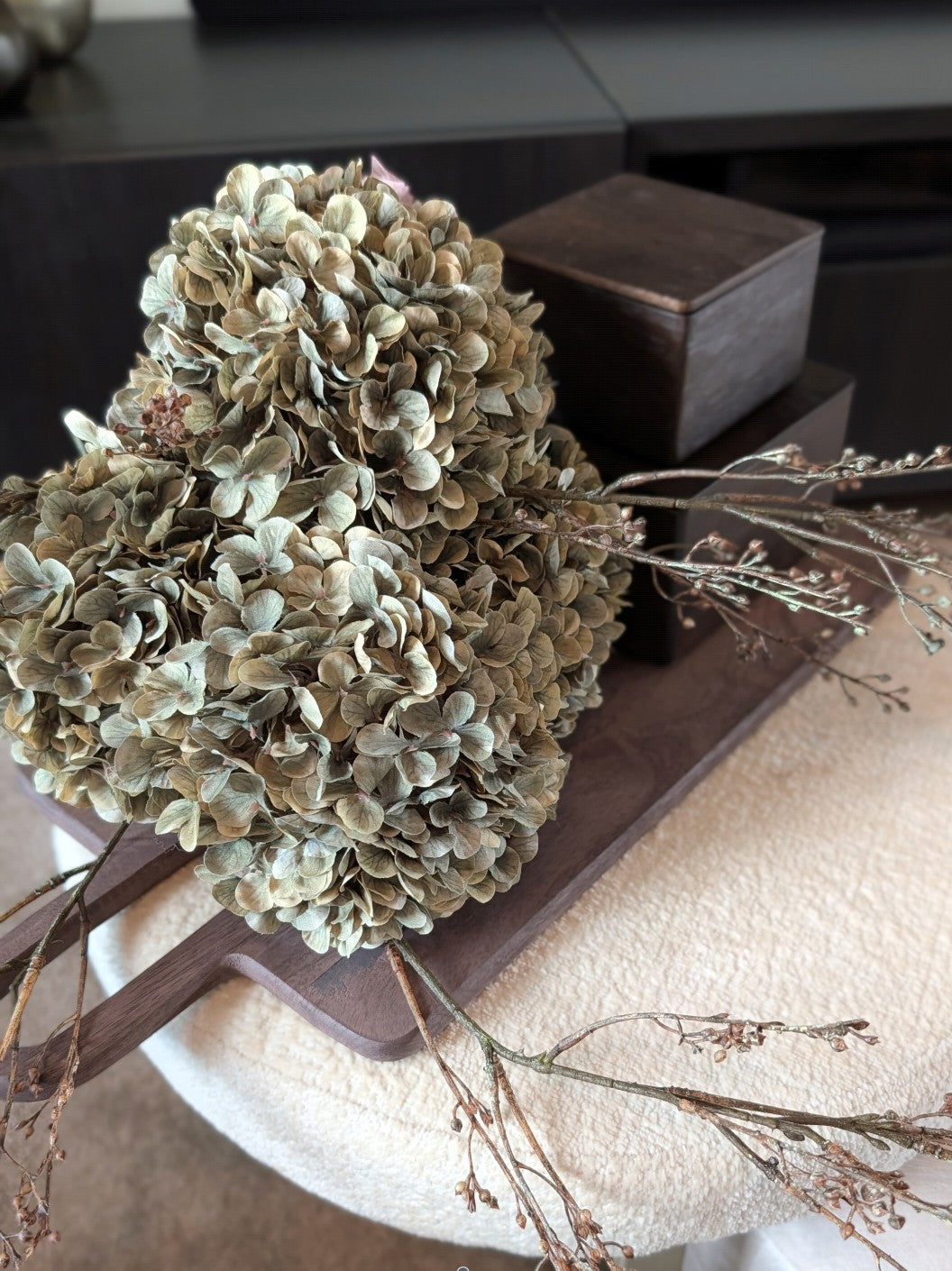 Hortensia | Antiek groen| 70cm |