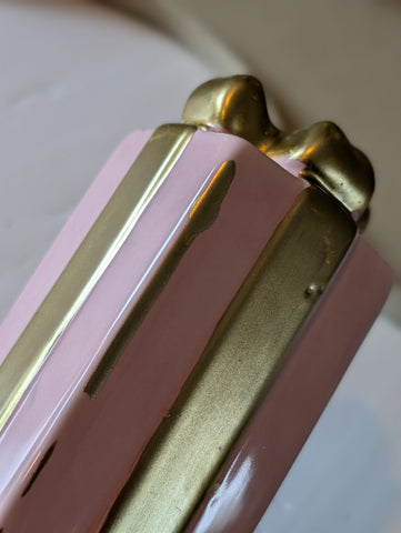 Tweede kansje | Grote licht roze kandelaar | Vlekje en streep |