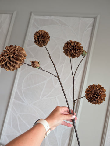 Dahlia | Bruin | 100 cm |