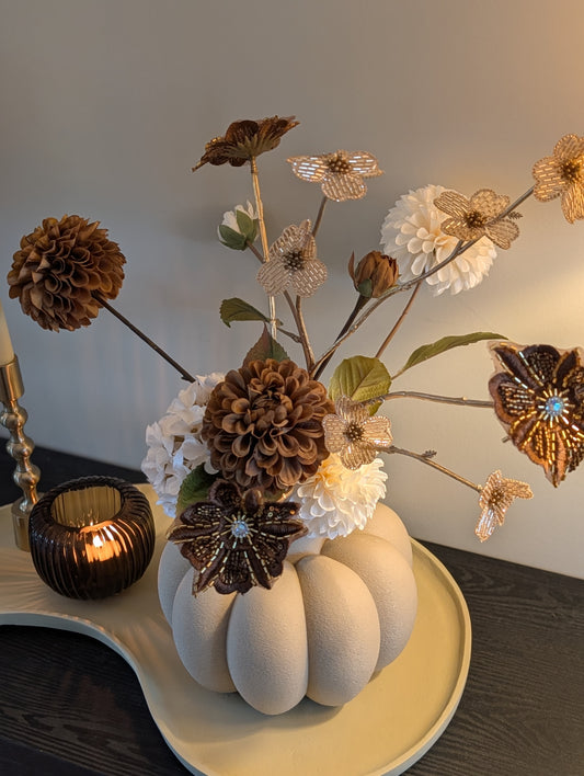 Glitter flower | Brown | 77cm |