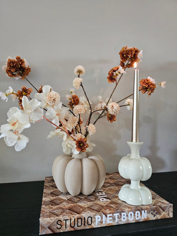 Kandelaar | Pumpkin | creme |
