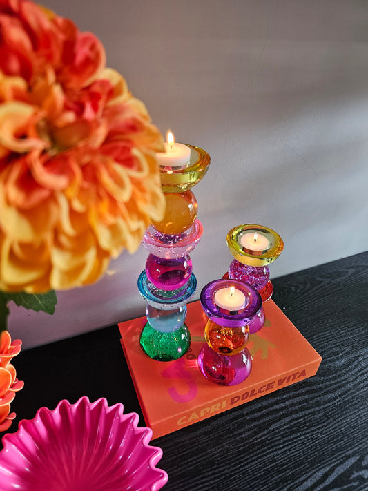 Colorfull | Candleholders | Glas