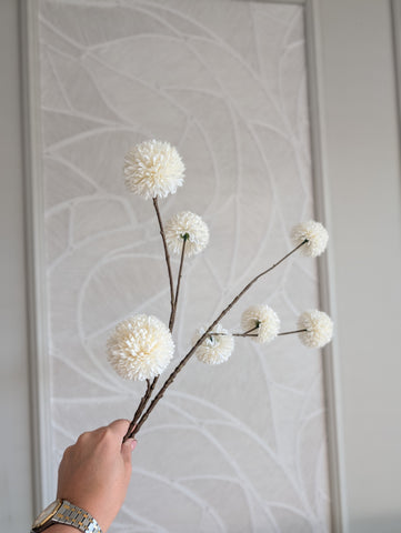Pompoms | Wit | 97cm |