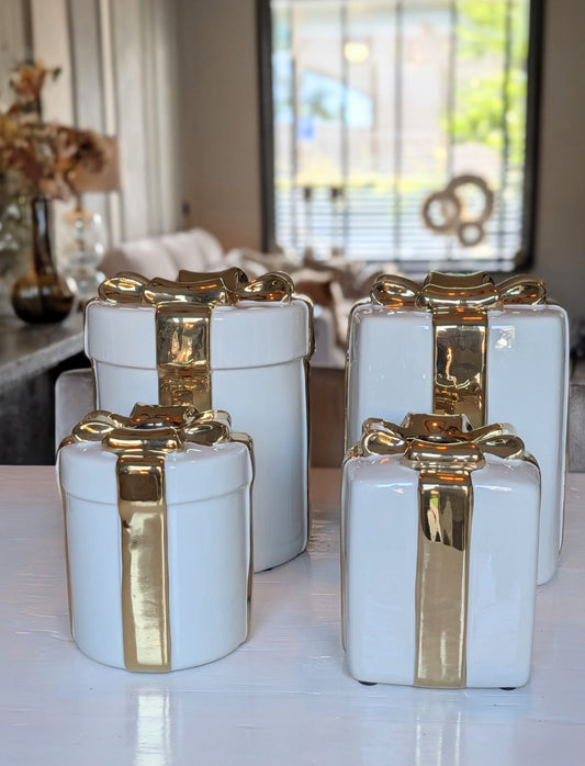Gift vase | Round | Cream |