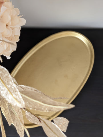 Plateau | Gold | Oval | 40cm |