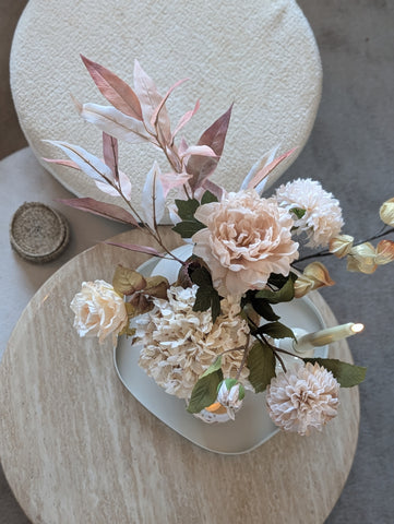 Set Beige Beauty | Vaas & Boeket |