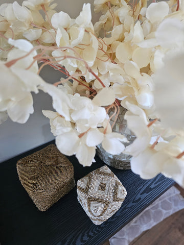 Set offermandjes | Beige-Goud |