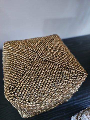 Set offermandjes | Beige-Goud |