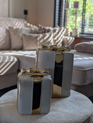 Gift vase | Square | Cream |