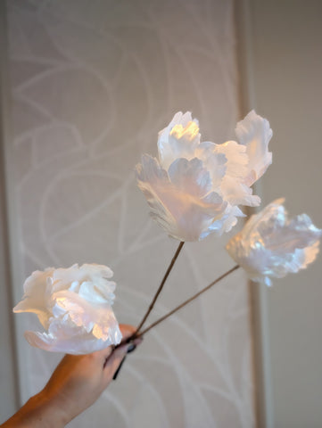 | Tulip | parelmoer | 85 cm |