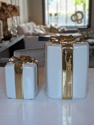 Gift vase | Square | Cream |