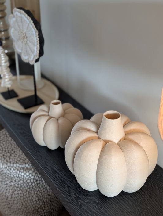 Kürbisvase | XL | Beige |