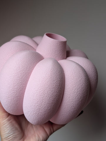 Tweede kansje | Roze pompoen vaas|