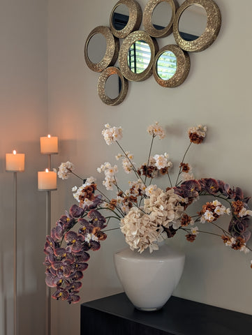 Bloesem | Bruin / Creme | 84cm |