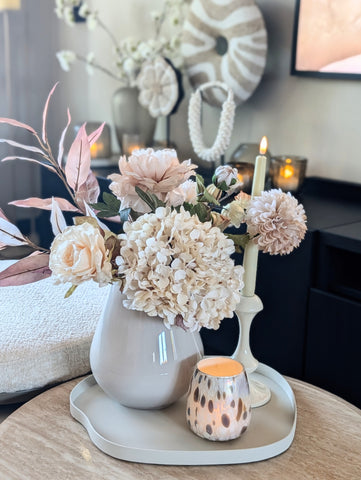 Set Beige Beauty | Vaas & Boeket |