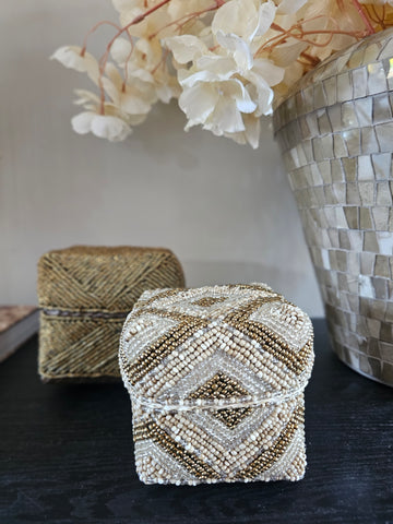 Set offermandjes | Beige-Goud |